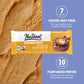 NuSkool Snacks Chocolate Peanut Butter Keto Friendly Protein Krunch Bars (12 Pack) - 7g Fiber, 10g Clean Plant-Based Protein, 3g