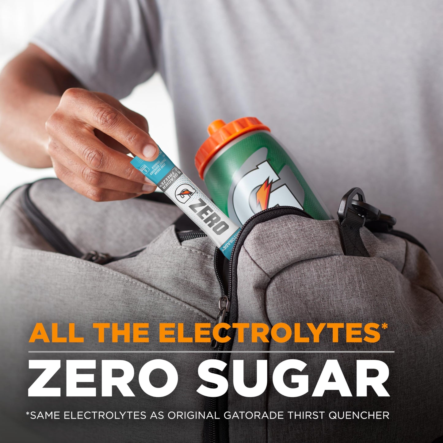 Gatorade G Zero Sports Drink Mix Powder Packets, Glacier Cherry, Electrolyte Powder Drink Mix for Hydration, Zero Sugar, Total 1