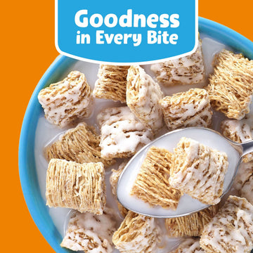 Kelloggs Frosted Mini-Wheats Little Bites Breakfast Cereal, Kids Cereal, Family Breakfast, Family Size, Original, 20.2oz Box (1