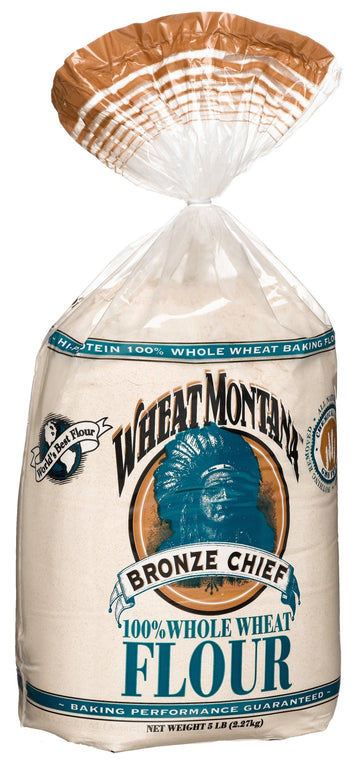 Wheat Montana Flour Bronze Chief Whole Wheat Flour 5 Lbs