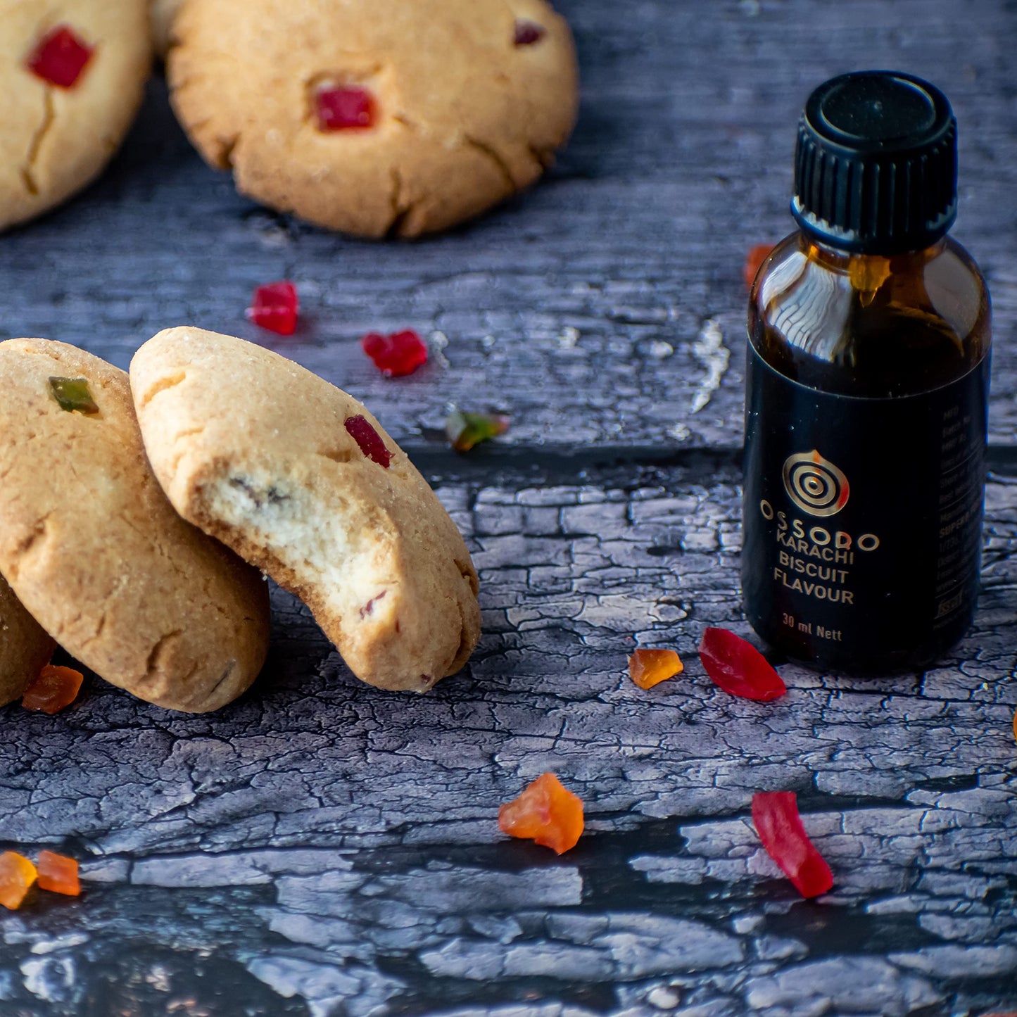 Ossoro Karachi Biscuit Flavour, 30 Ml/ Glass Bottle