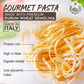 Morelli Lemon Pepper Linguine Pasta With Wheat Germ - Linguine Organic Pasta - Naturally Flavored Pasta Made In Italy - Imported