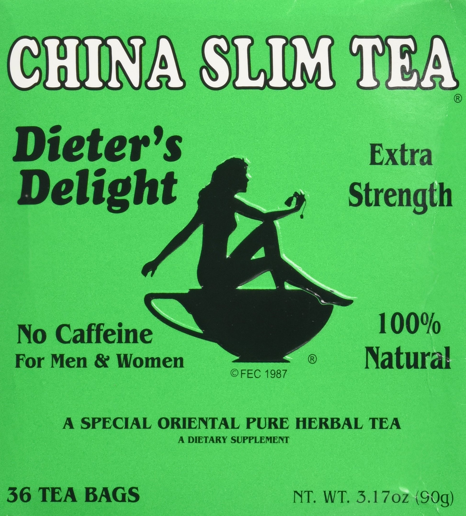 Tea Pot Tea China Slim Diet, 3.17-Ounce Units (Pack Of 4)