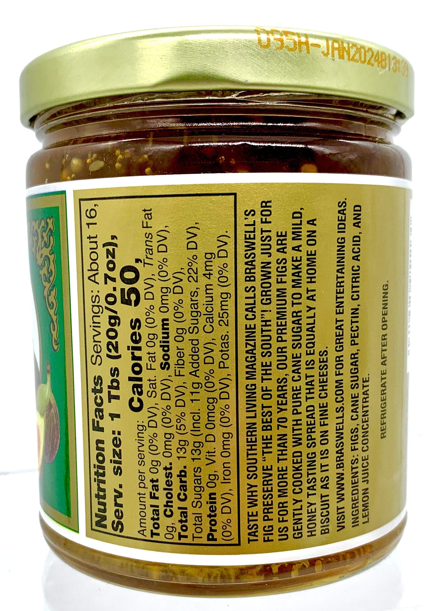 Braswell Preserve Fig, 11.5 Oz