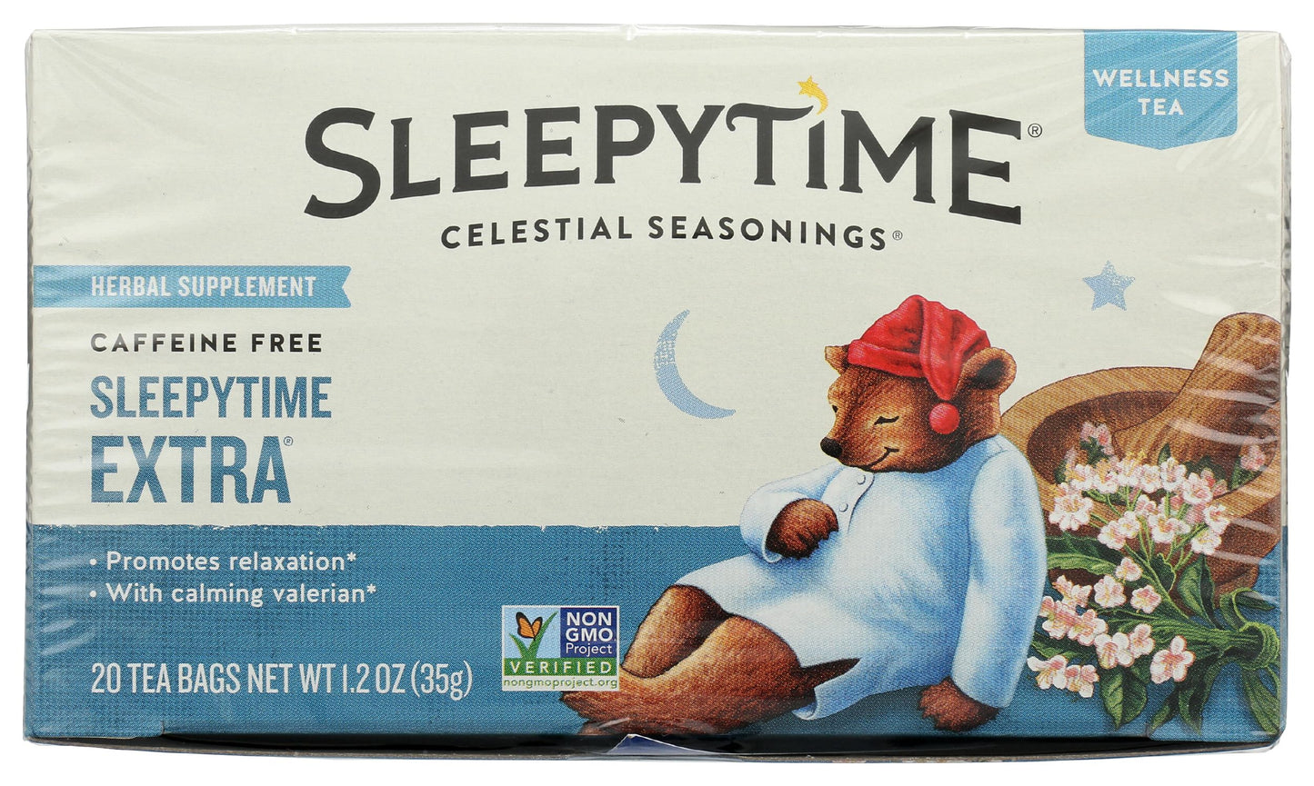 Celestial Seasonings Wellness Tea Sleepytime Extra 20 Count Box A3920