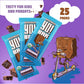 Yo! Bar By Bearded Brothers Vegan Organic Kids Bar, Chocolate (25 Bars) - Gluten Free, Paleo And Whole 30 | Soy Free, Non-Gmo, Low Glycemic, No Sugar Added, Fiber + Whole Foods