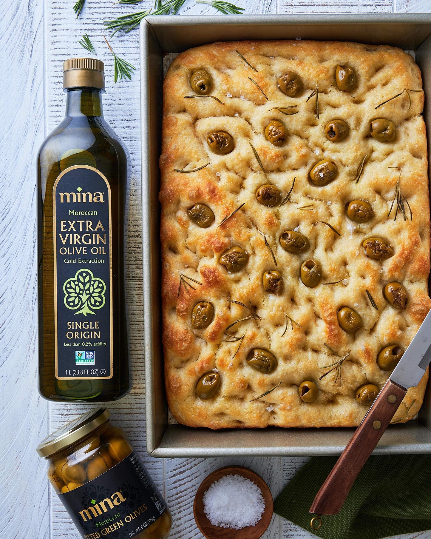 Mina Extra Virgin Olive Oil, Cold Extraction, Polyphenol Rich, 68 Fl Oz, Single Origin, Less than 0.2% Acidity