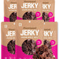KPANTRY Korean Vegan Jerky, Bold & Spicy Chili Peppers & Garlic, 1.35oz (Pack of 6), Plant-Based, Non-GMO, Low-Fat Snack