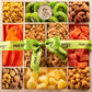 NUT CRAVINGS - Holiday Xmas Christmas Dried Fruit & Mixed Nuts Gift Basket in Reusable Wooden Tray + Ribbon (12 Assortments) Food Arrangement  Healthy Snack Care Package 