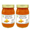 Amish Apricot Jam - Two 16 Oz Jars