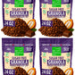 MyCerealMix Sugar Free Double Chocolate Chip Granola - 4 Pack (96oz Total) - Vegan, Gluten Free - Blood Sugar Friendly Breakfast