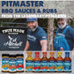 True Made Foods Ed Mitchell Genuine Pitmaster BBQ Sauce Variety Pack - 6 Flavor Collection for Grilling and Barbecue Recipes - I