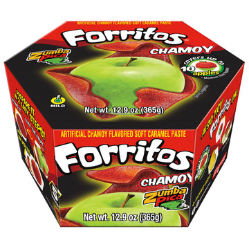 Zumba Pica Forritos Chamoy - Chamoy Flavor Soft Caramel Paste for Apples - Chamoy Paste to Cover Apples - Chamoy Mexican Candy -