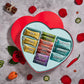 Man Crates Jerky Heart - 10 Beef Jerky Snacks Assortment - Includes spirit-inspired flavor Maple and Honey spirit-inspired flavor Flavors - Heart-Shaped Box