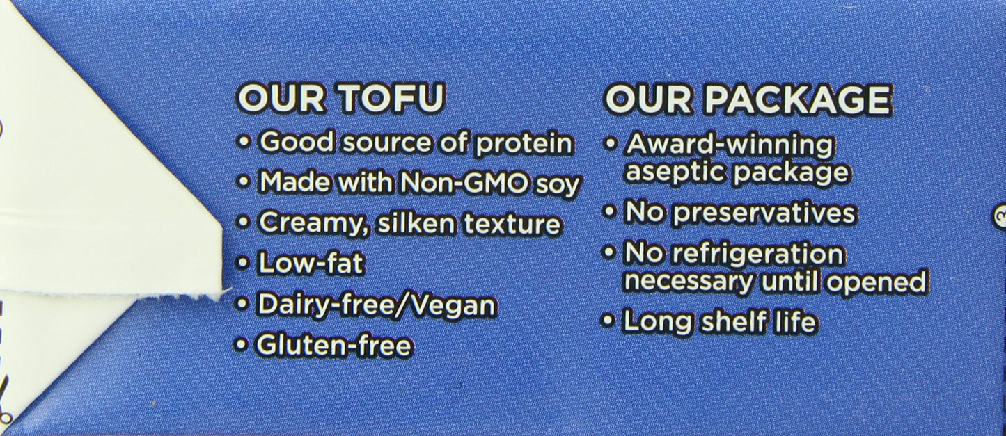 Mori-Nu Tofu, Tofu Firm, Blue, 12.3 Ounce (Pack Of 12)