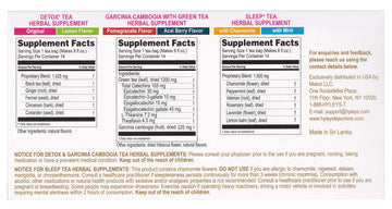 Hyleys Tea Wellness Tea 14 Days Detox Kit - 42 Tea Bags (12 Pack), 504Count