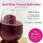 Frozen Cocktail Drink Mix - Each Bag Makes 10 Wine Slushies - Drink Powder Pouches For  - All Natural Low Sugar Mixer, No Blender Needed - Frappé Vino, 3 Pack