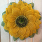 Pack Of 5 Large Foam Disc Florets Of Sunflower Center 4.5 Diameter For Diy Flower Deco Mesh Wreath