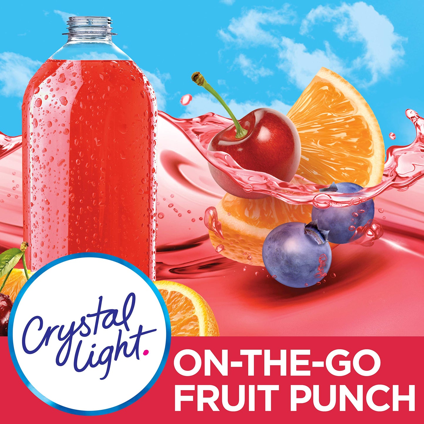 Crystal Light Fruit Punch Drink Mix (10 On-The-Go Packets)