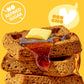 Evergreen Peanut Butter Banana Bread Waffles, 100% Whole Grain, 1 Full Combined Serving of Fruits & Veggies, Supports Gut Health