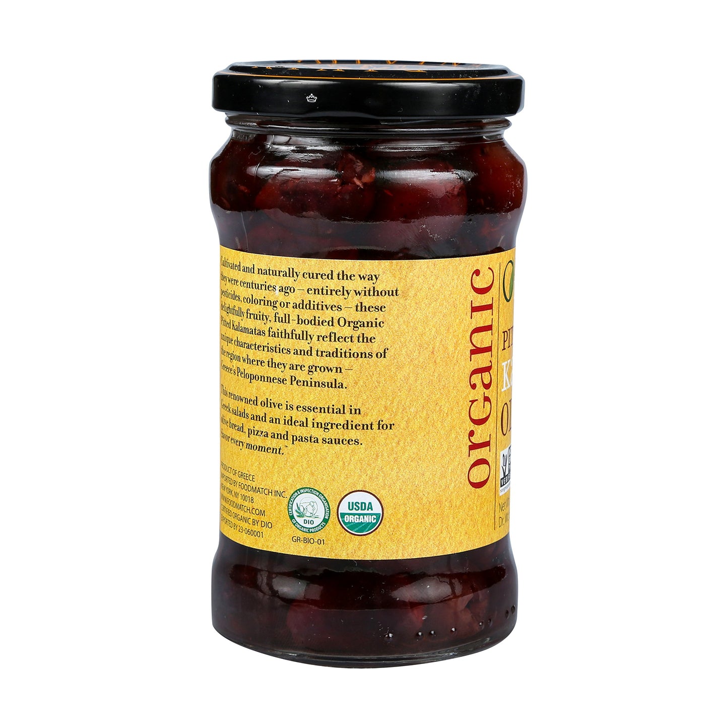 Divina Organic Pitted Green Olives, 5.3 Oz