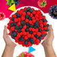 Berries Gummy Candy | 2 Pound Bag | Red And Black Soft Snacks