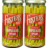 Fosters Hot Pickled Asparagus Spears in a Jar, Spicy Red Pepper, 16oz, 2 Pack, Traditional Pickled Vegetables Recipe over 40 ye