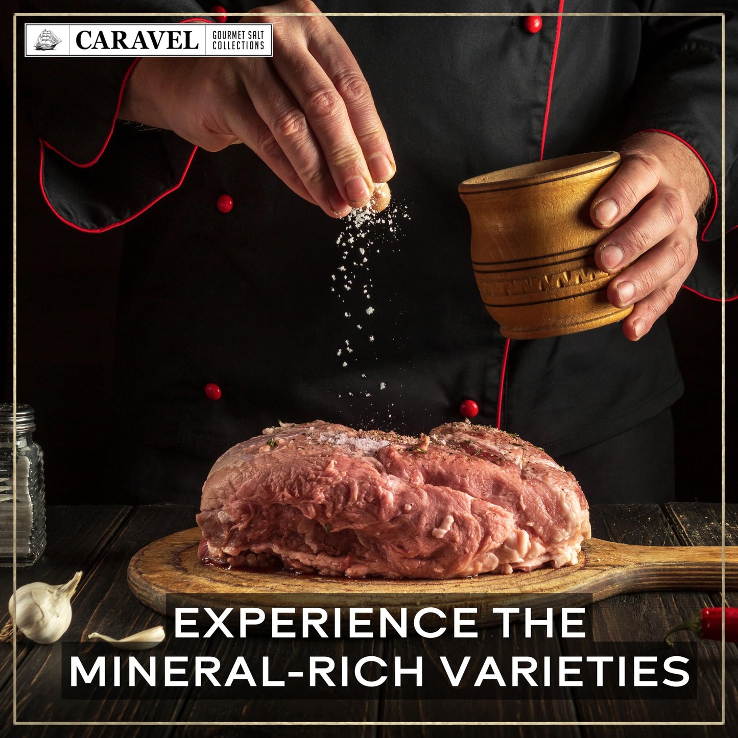 Natural Sea Salt Sampler Set, Pure Finishing with a Rich Taste, Gourmet Cooking Gift and Variety Pack from Around The World, 0.5