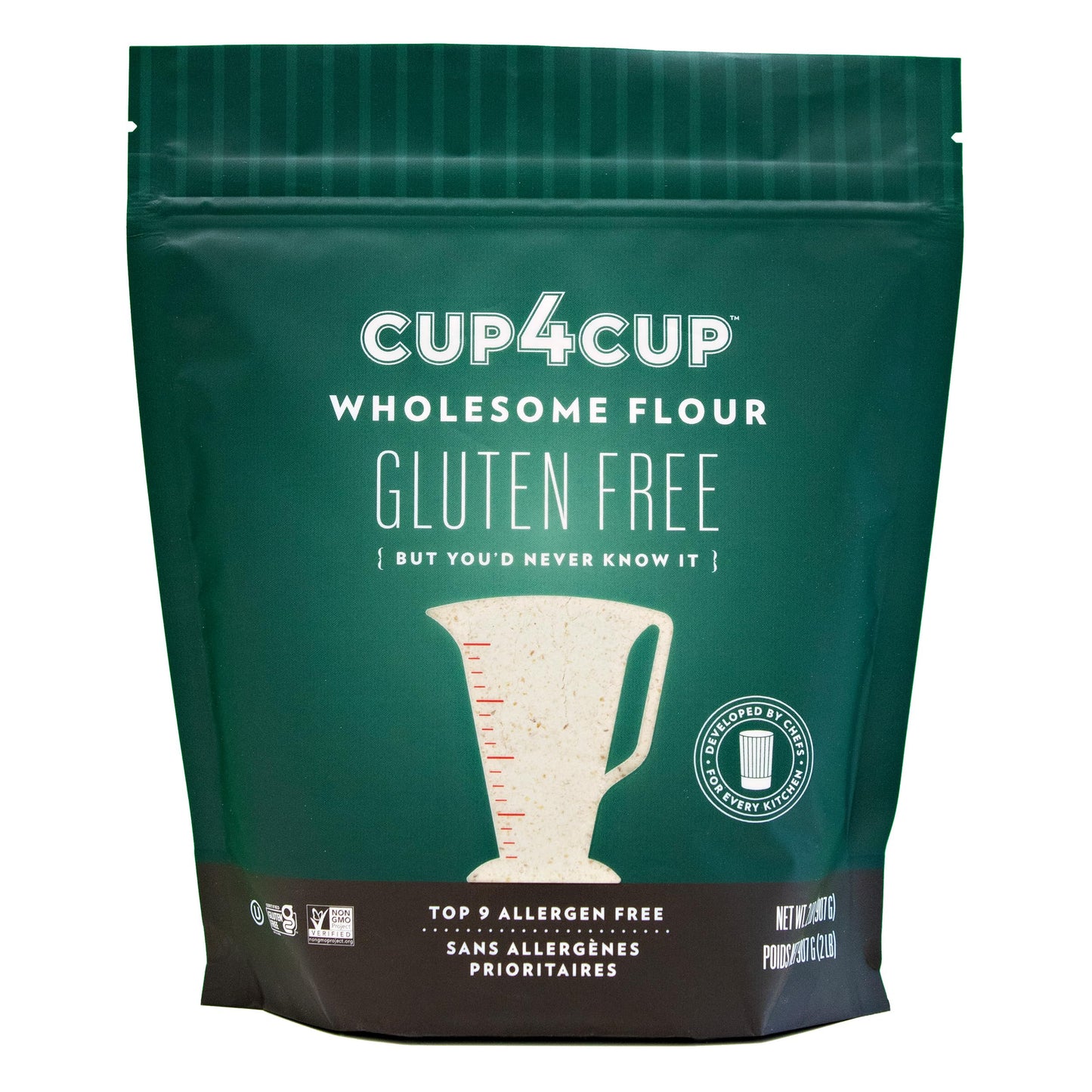 cup4cup gluten Free Flour, Wholesome, 2 lb, 32 Ounce