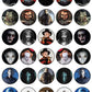 30 X Edible Cupcake Toppers Themed Of Scary Horror Films Collection Of Edible Cake Decorations | Uncut Edible On Wafer Sheet