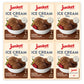 Junket Chocolate Ice Cream Mix, 4 oz Box (Pack of 6) - Makes 6 Quarts of Homemade Ice Cream, Just Add Milk and Cream