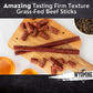 Wyoming Gourmet Beef All-Natural Grass-Fed Angus Beef Sticks, Honey Bbq Flavor - High-Protein Low-Carb Low-Fat Gluten-Free Nitra