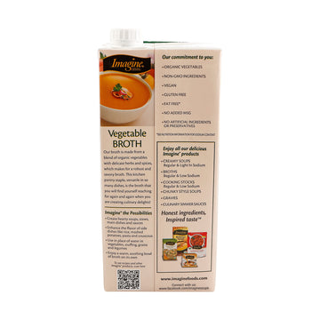 Imagine Foods, Organic Vegetable Broth, 32 Fl Oz