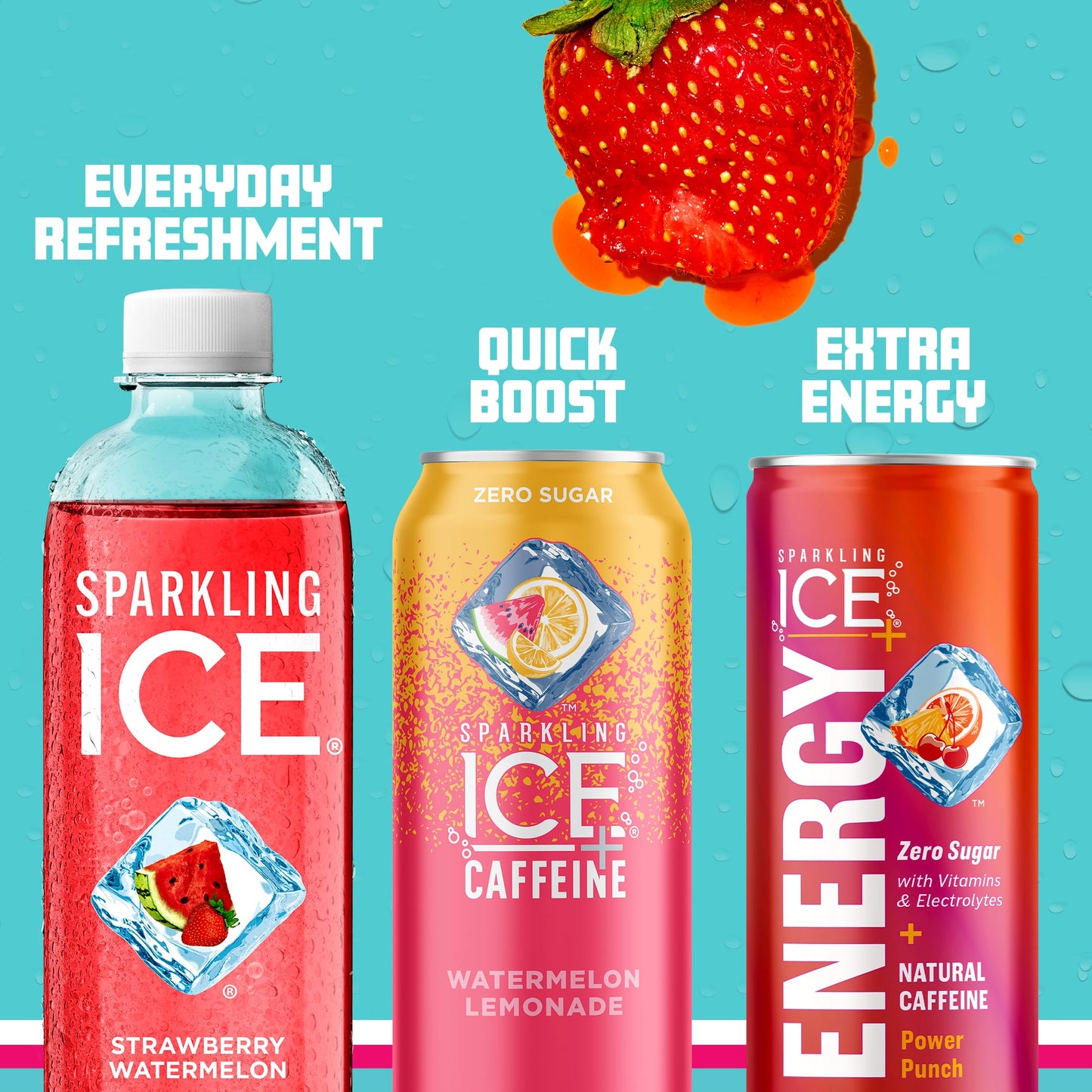 Sparkling Ice Blue Variety Pack, Zero Sugar Sparkling Water, with Vitamins and Antioxidants, 17 fl oz, 12 count (Classic Lemonad