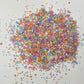 Sentovac Rainbow Diamonds Crystal Sprinkles | Edible Cake Cupcake Sprinkles 1 Bottle 3.53Oz/ 100G | For Wedding Party Baking Cup