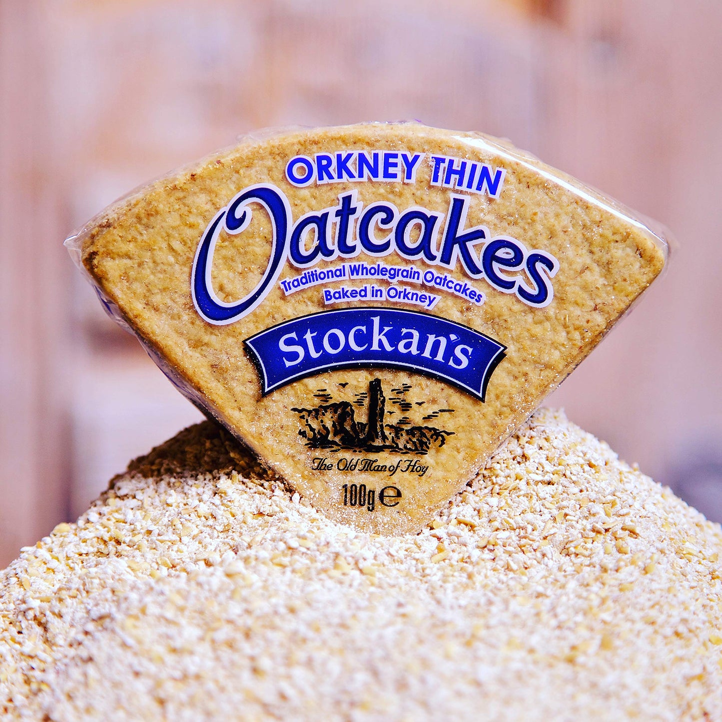 Stockan'S Orkney Wholegrain Thin Oatcakes Gifting Tin - Traditional Scottish Savoury Biscuits Imported From Scotland - 3 Gifting