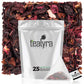Tealyra Fruity Herbal Tea - Caffeine-Free, Vitamin Rich - 25 Bags, Pyramids Style Sachets