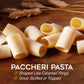 Morelli Paccheri Pasta - Organic, Large, Gluten-Free Pasta Made From Corn And Rice - Large Circle Gluten-Free Pasta From Italy,