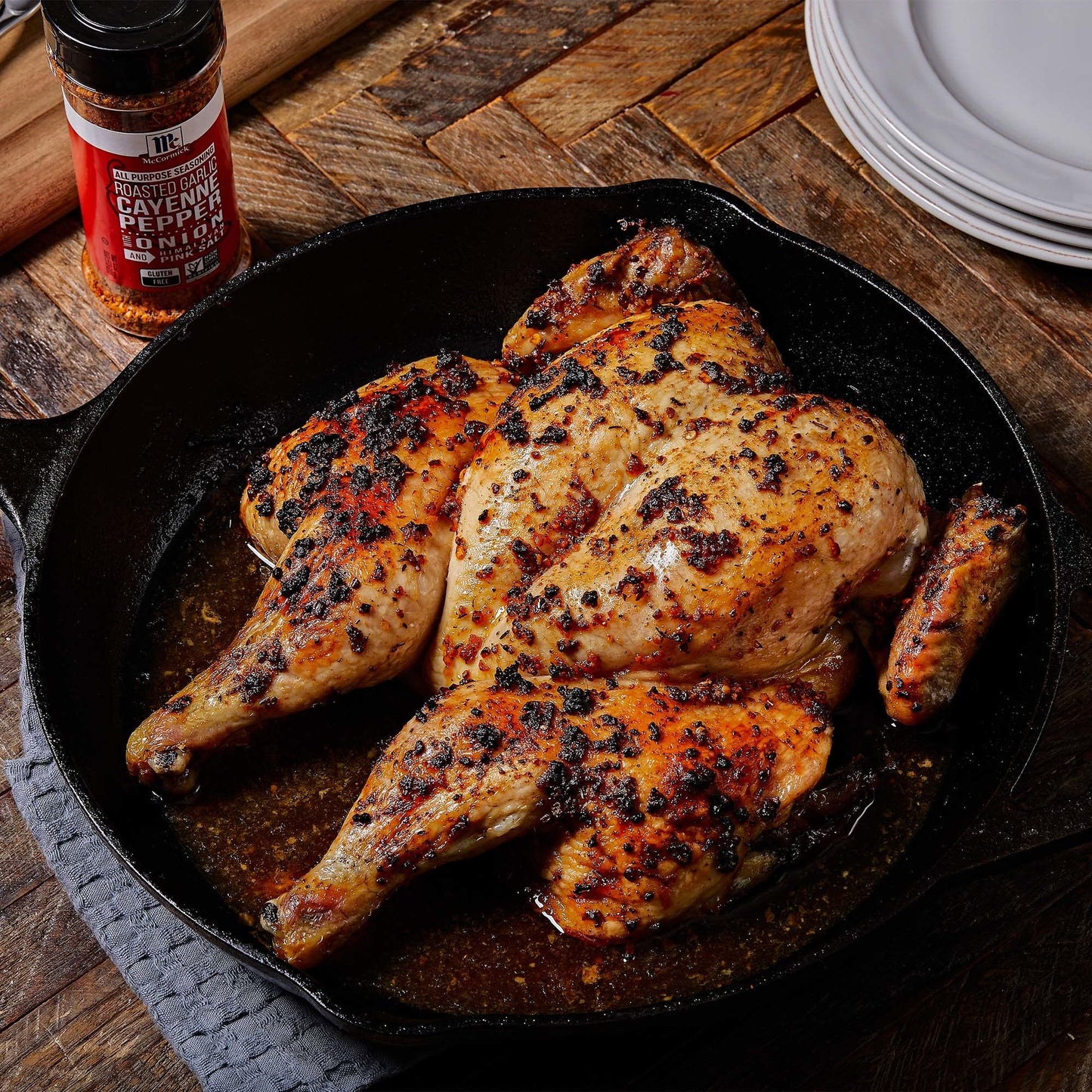 Mccormick Roasted Garlic Cayenne Pepper With Onion And Himalayan Pink Salt All Purpose Seasoning, 5.51 Oz