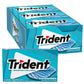 Trident Wintergreen Sugar-Free Chewing Gum, 14 Count (Pack of 12), Green, Model 12546011624