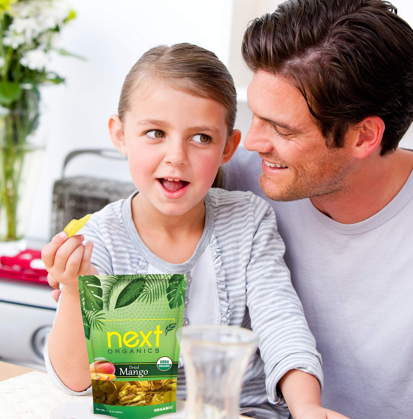 Next Organics Dried Mango, 6 oz Bag (Pack of 3)