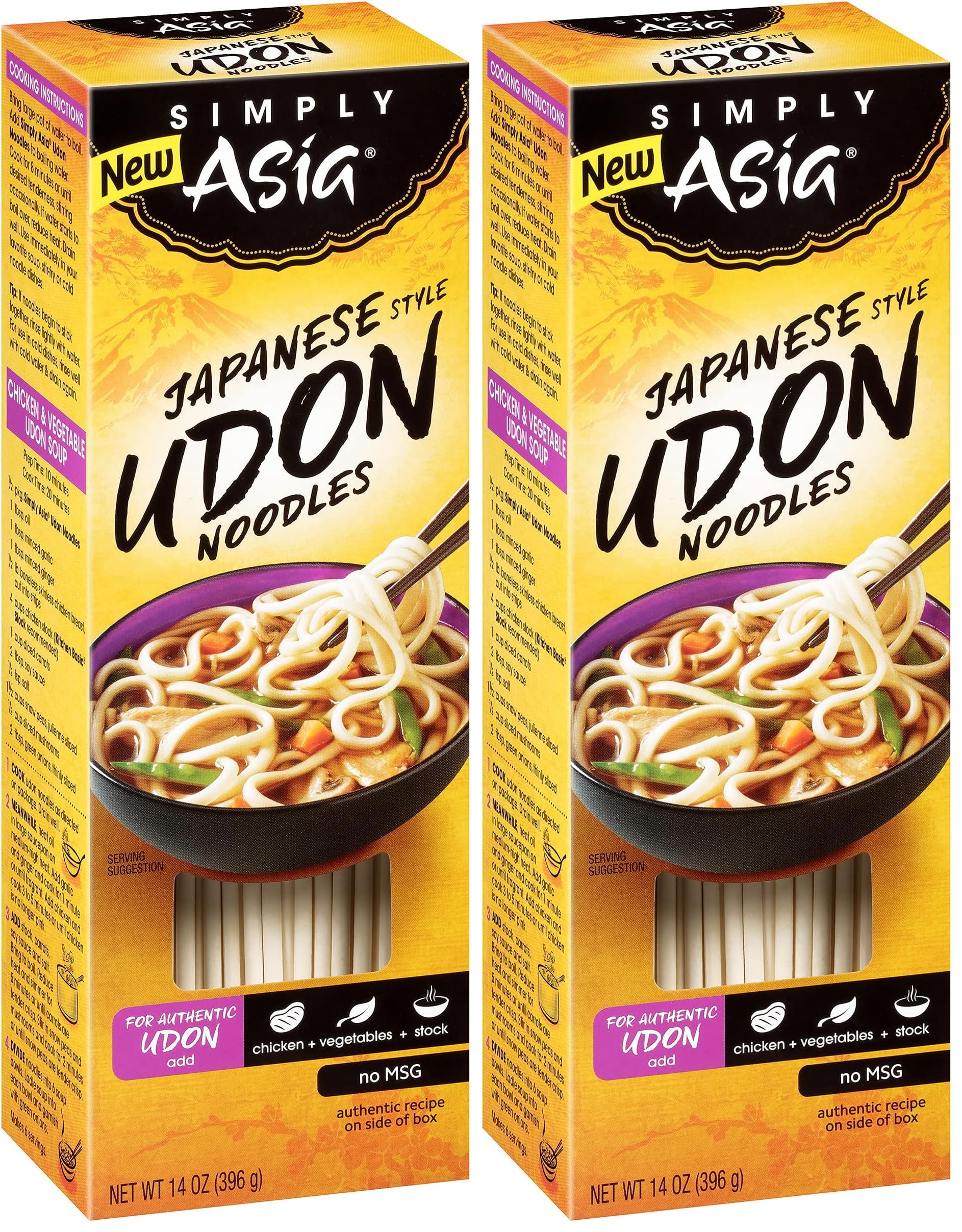 Simply Asia Japanese Style Udon Noodles, 14 oz (Pack of 2)