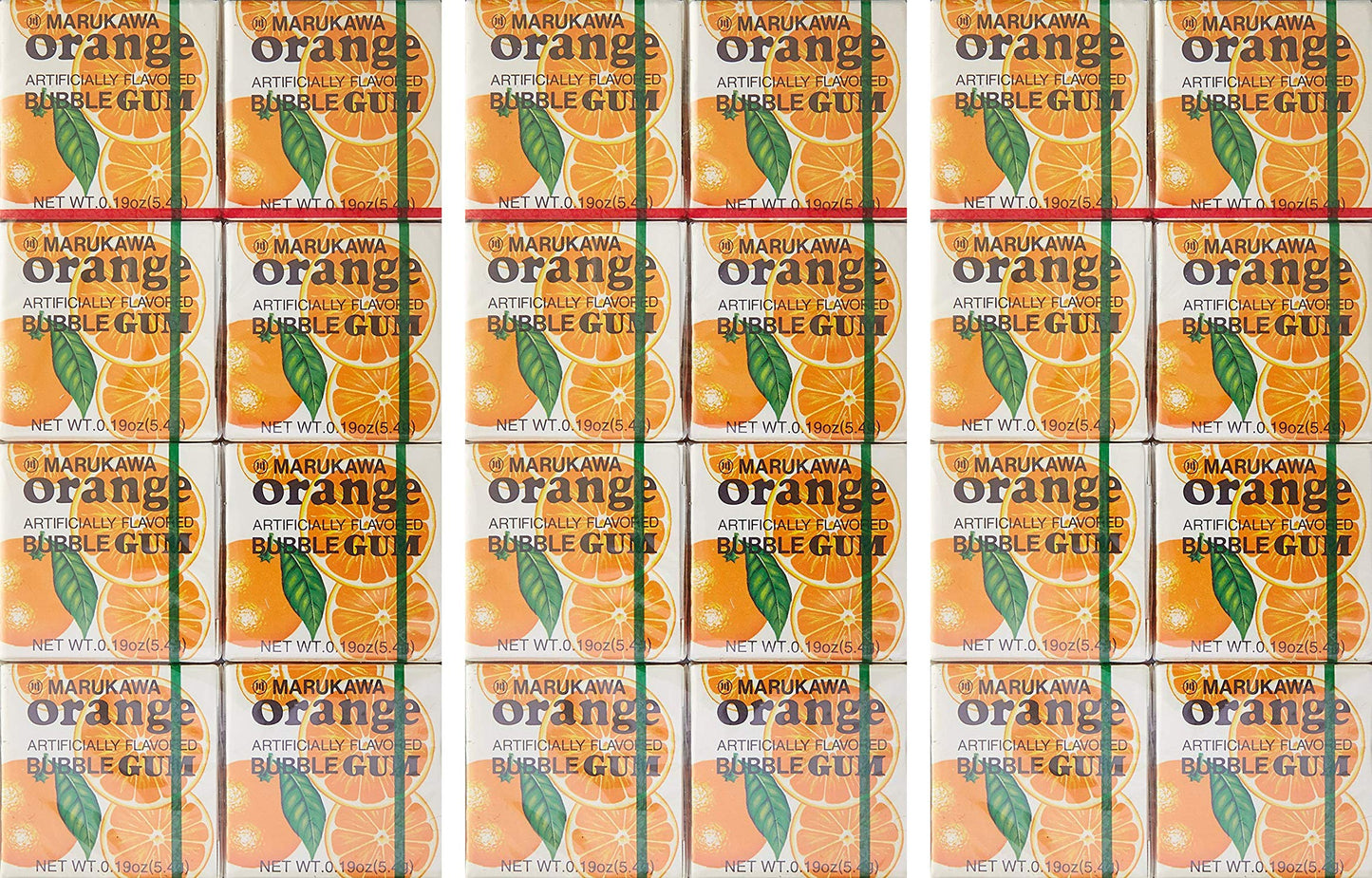 Marukawa Bubble Gum Orange 1.52Oz (3 Pack)