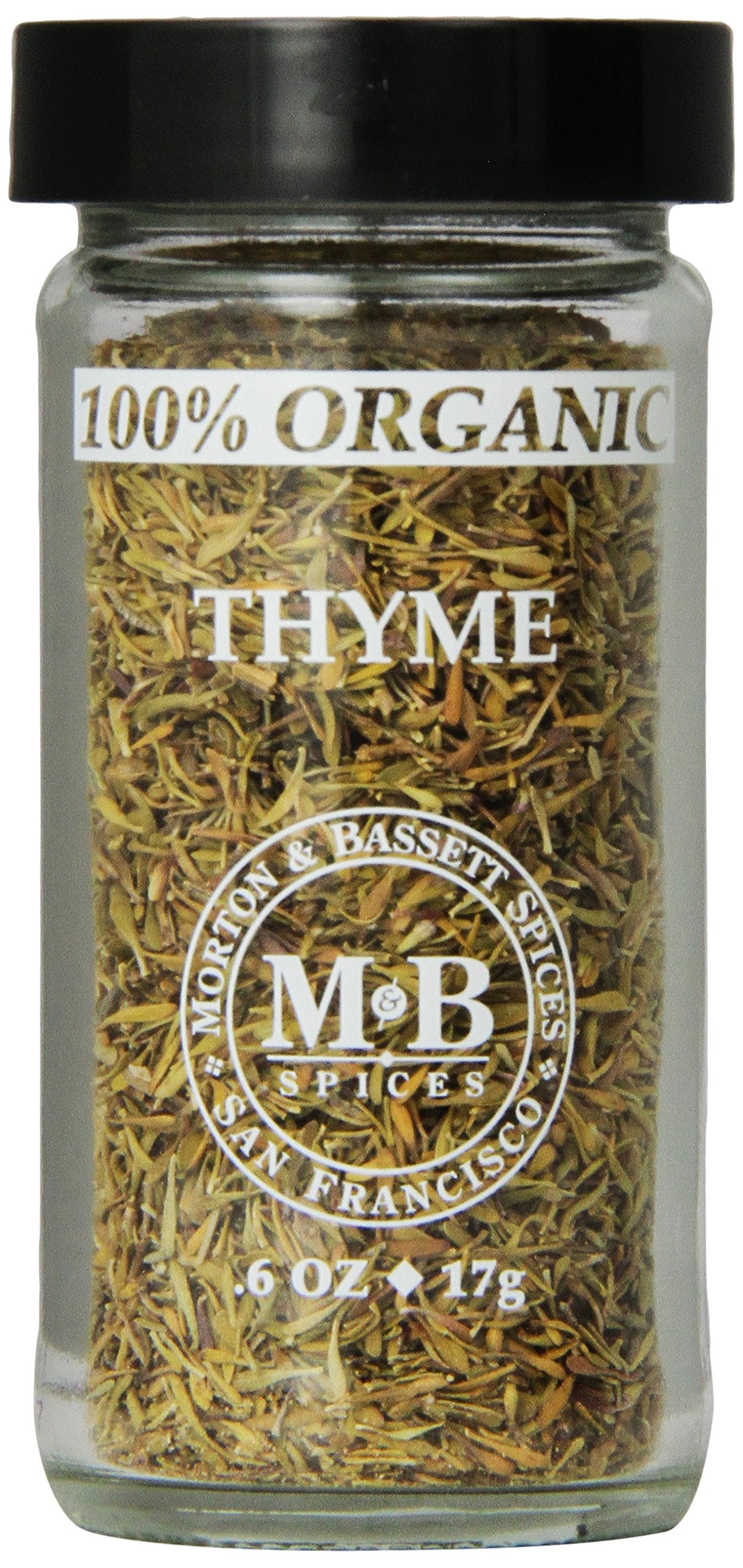 Morton & Bassett Organic Thyme, 0.6 Ounce, Pack of 3, Model 617951