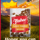 Fisher Snack Honey Roasted Pecans, Stand-Up Bag, 4.5 Oz