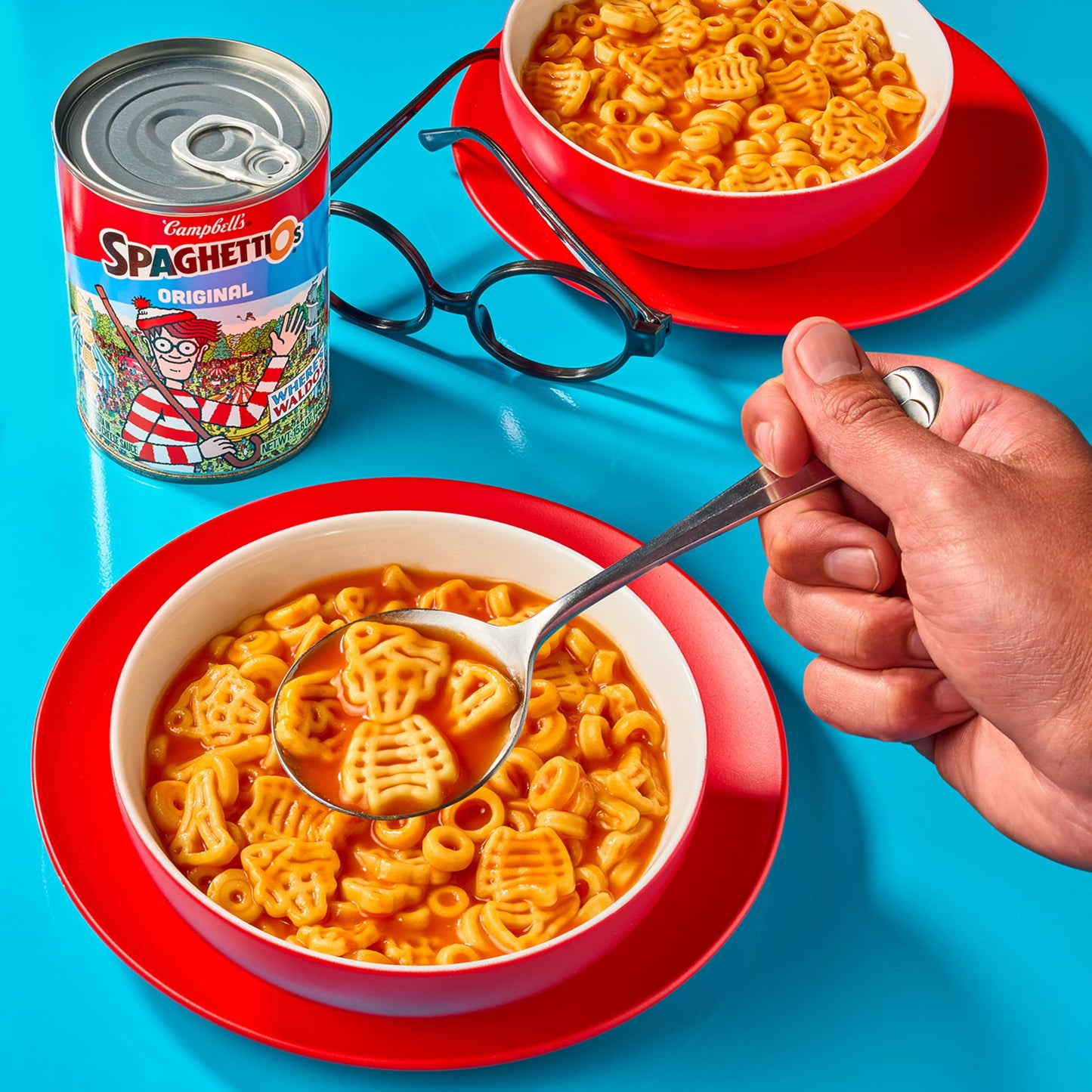 Spaghettios Original Canned Pasta With Wheres Waldo Shapes, 15.8 Oz Can (Packaging May Vary)