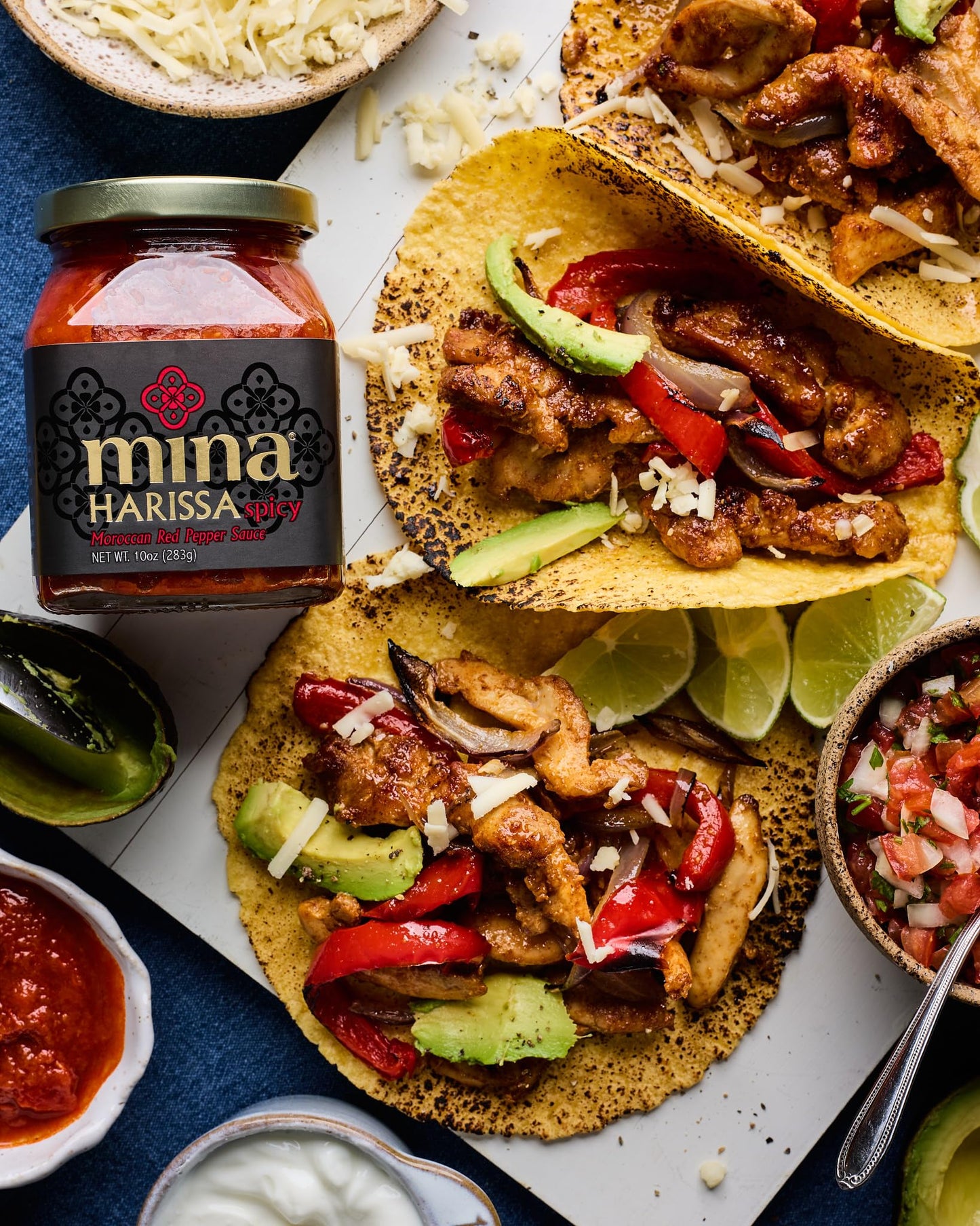 Mina Sauce Harissa Spicy, 10 Oz