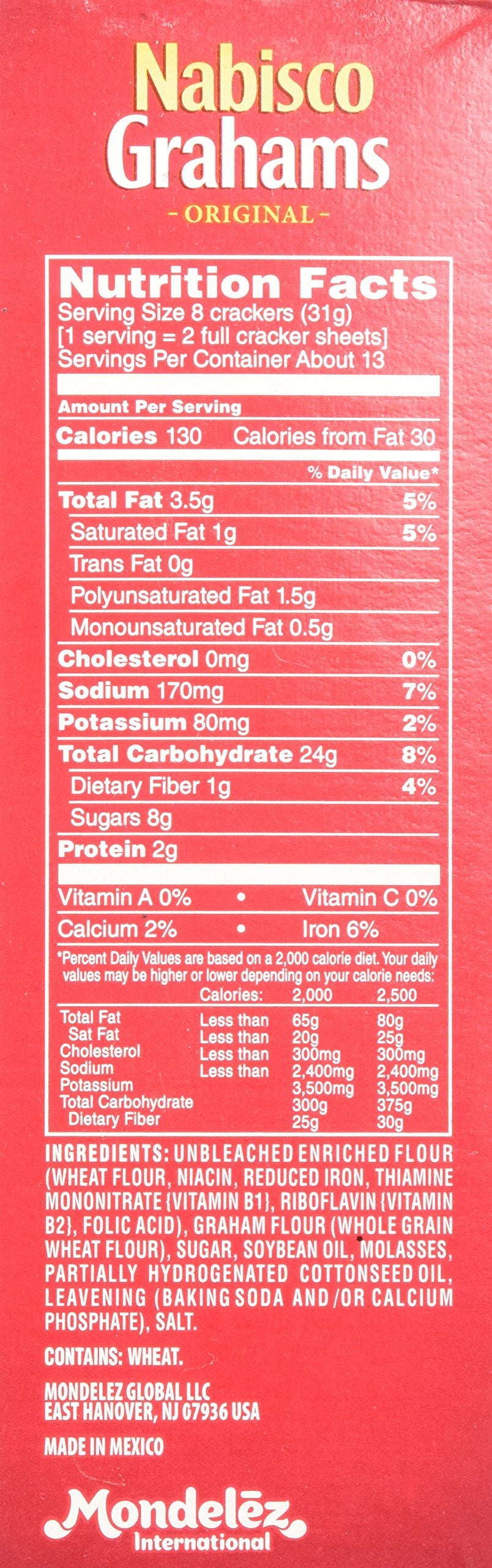Nabisco Grahams Original Crackers (444880) 14.4 oz