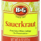 B&G Sauerkraut, 8 Ounce Can (Pack Of 24)