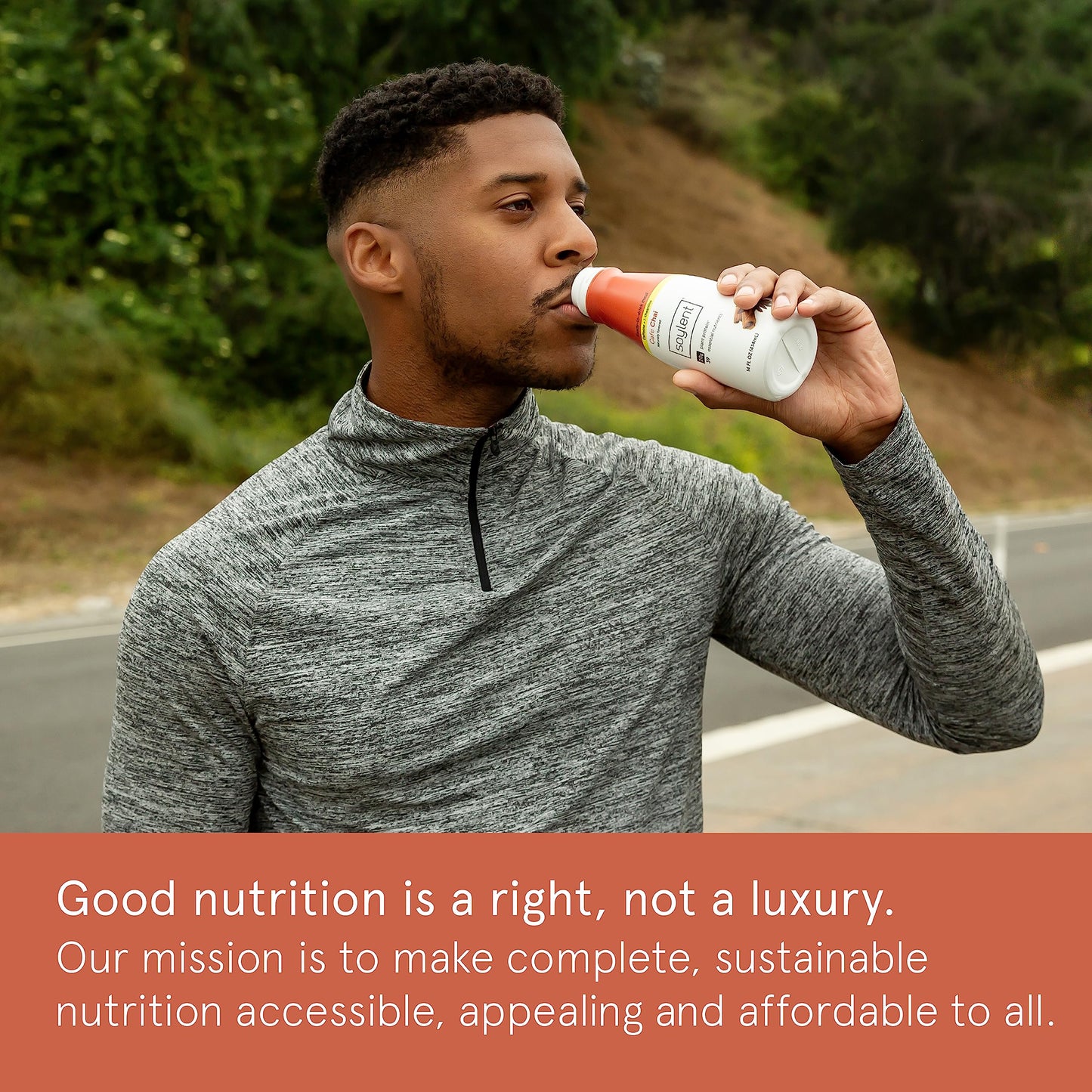 Soylent Complete Nutrition Meal Replacement Shake, Vegan, Gluten-Free, Cafe Chai, 14 Fl Oz, Pack of 12